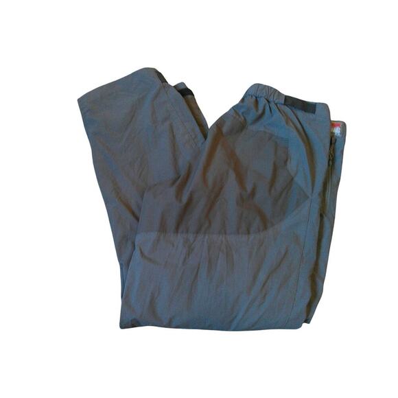 Slam Men’s Grey Nylon Snow Pants Size Medium Belted Inseam 30” Winter Ski Gear - Picture 10 of 11